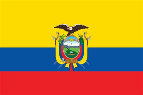 Flag of Ecuador image and meaning Ecuadorian flag - country flags