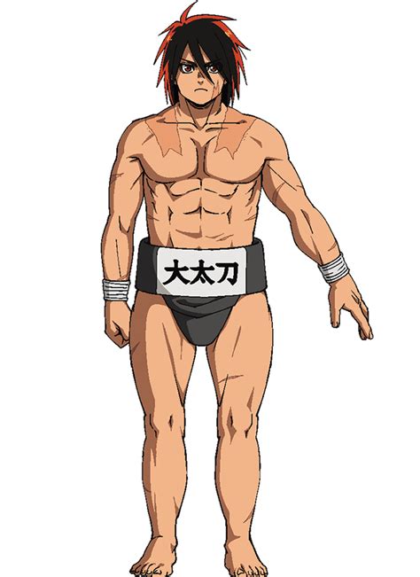 Hinomaru Ushio | Anime galaxy, Character design male, Sumo wrestler