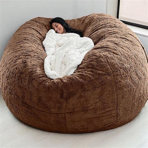 Amazon.com: Giant Bean Bag Chair, Adult Beanbag Chair 5ft /6ft /7ft ...