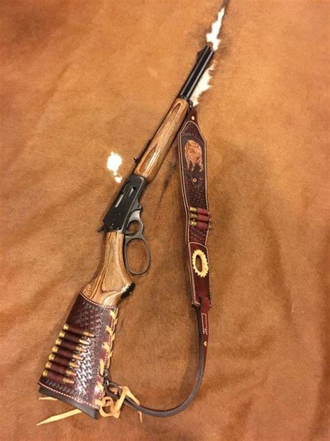 Pin on Custom leather rifle sling