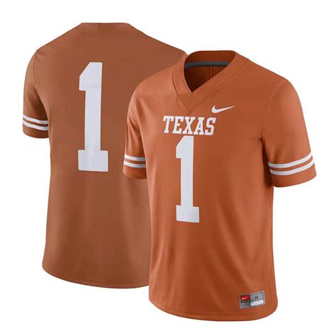 Nike Texas Longhorns Youth Football Jersey - #1 Orange