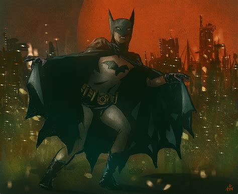 I made an illustration of The Batman 1939... starring Adam West. : batman