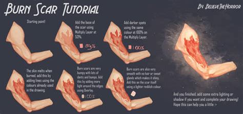 TUTORIAL TEXTURE Blood-Scars on Drawing-tutorial - DeviantArt