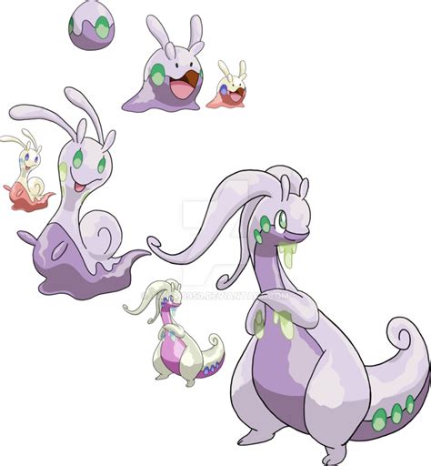 704, 705 and 706 - Goomy Evolutionary Line by Tails19950 on DeviantArt ...