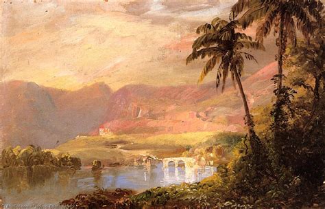 Museum Art Reproductions Tropical Landscape, 1856 by Frederic Edwin ...