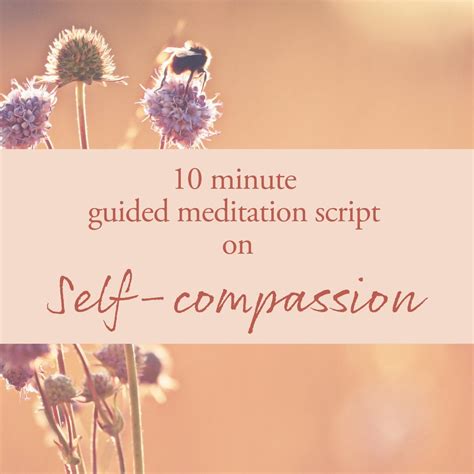 Self Compassion Meditation Script Guided Meditation Audiobook Recording ...