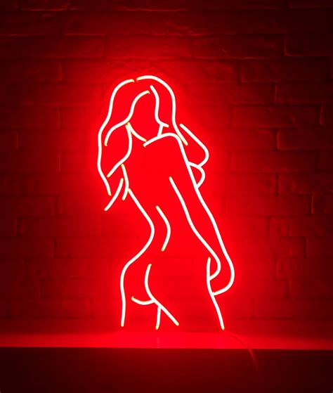 Girl Neon Sign Lady Neon Sign Red Neon Sign Neon Light | Etsy