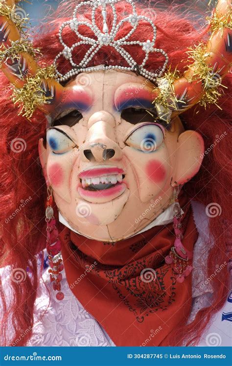 Diablada Carnival of the Virgin of La Candelaria with Mask, Costumes ...