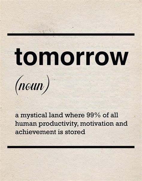 Definition Of Tomorrow - Funny At Work Pictures at SmilePls.com | Funny ...