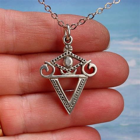 LA SIRENE Voodoo Vodou Loa Lwa Veve Charm Pendant in Solid | Etsy