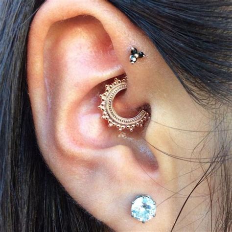 Daith Piercing - Pain, Healing time, Cost, Jewelry