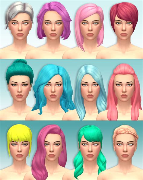 Sims 4 How To Recolor Hair - Best Hairstyles Ideas for Women and Men in ...