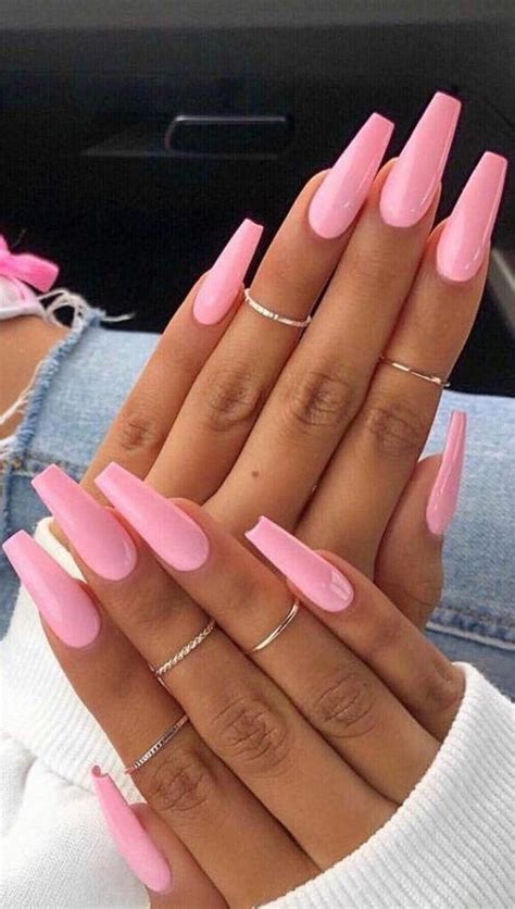 Nail Inspo Coffin Kylie Jenner ` Nail Inspo Coffin | Long acrylic nails ...