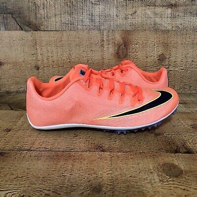 Nike Zoom 400 Track Spikes Mens Size 5 = Women's 6.5 Bright Mango ...