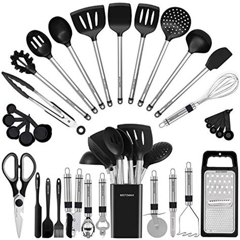 Kitchen Utensil Set-Silicone Cooking Utensils-33 Kitchen Gadgets ...