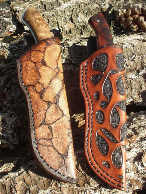 Jeweleeches Vivian Hebing handmade leather knife sheath! You can also ...