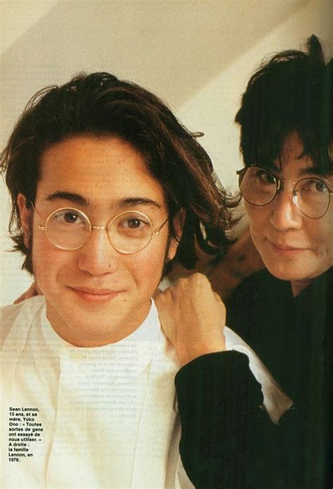 Sean Lennon & Yoko Ono | John lennon beatles, Sean lennon, Jhon lennon