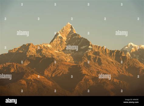 Annapurna Mountain Range view after sunrise from Sarangkot view point ...