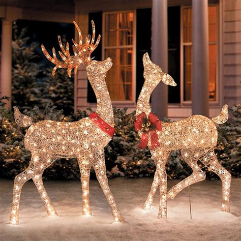 Lighted Christmas Deer