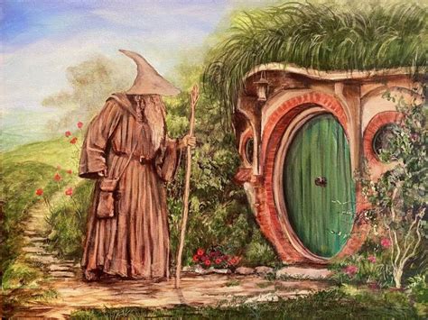 Gandalf Knocking on Bilbo Baggins Door. and What About Very Old Friends ...