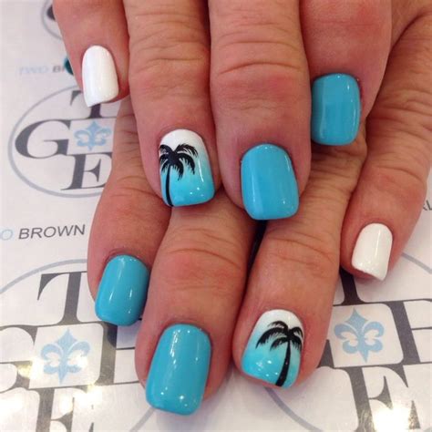 Beach Themed Nails, Beach Nails, Hawaii Nails, Beach Pedicure, Florida ...