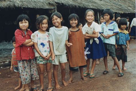 Children of a saltwinning village in Laos by Chris Corthouts