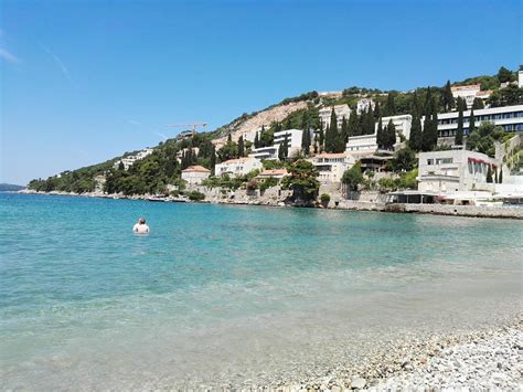 Uvala Lapad beach Dubrovnik - one of the best beaches of Dubrovnik