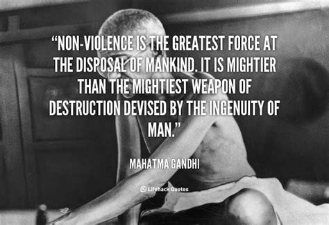 Gandhi Quotes About Non Violence. QuotesGram