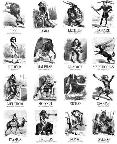 goetic demons - Google Search | The ... | Mythological creatures, Mythology