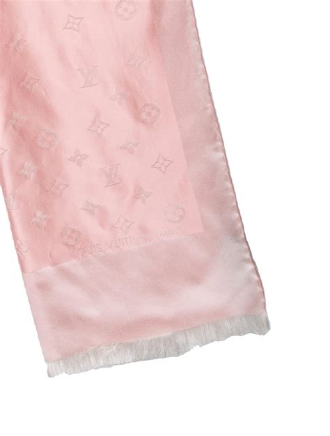 Louis Vuitton Silk LV Monogram Scarf - Pink Scarves and Shawls ...