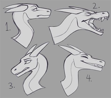 Dragon Headshot YCHs [CLOSED] by Lamp-P0st on DeviantArt in 2020 ...