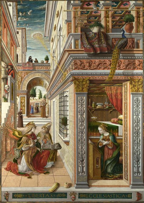 The Annunciation, with St. Emidius by Carlo Crivelli