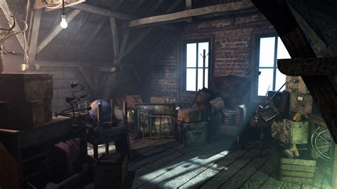 Creepy Old Attic | Daz 3D