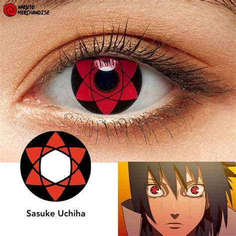 Sasuke Mangekyou Sharingan Contacts - Naruto Merch