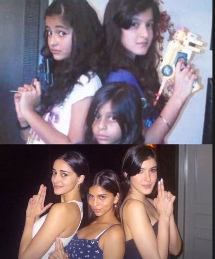 BFFs Ananya Pandey, Suhana Khan and Shanaya Kapoor recreate childhood ...