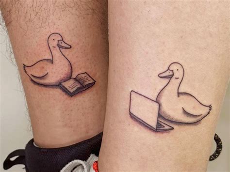 Share 71+ minimalist duck tattoo latest - in.cdgdbentre