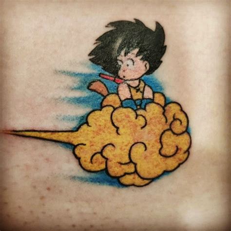 Goku nimbus tattoo | Goku on nimbus tattoo, Dragon ball tattoo, Cloud ...