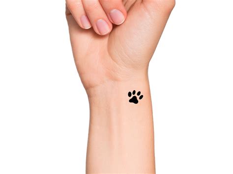 Dog Paw Print Temporary Tattoo Set Of | lupon.gov.ph