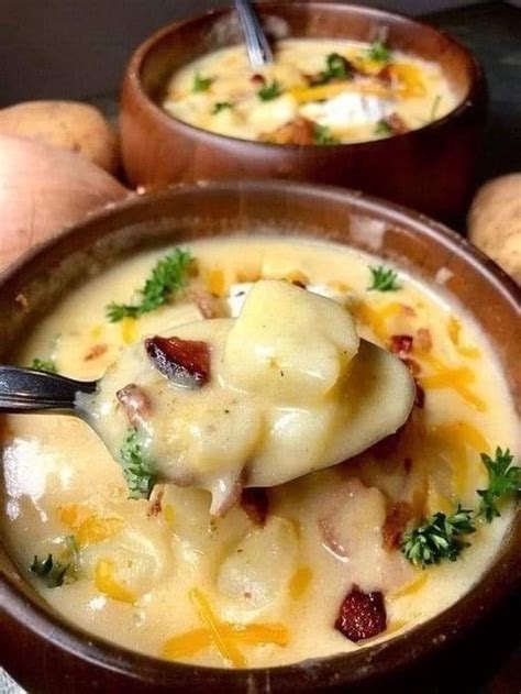 Creamy Potato Soup with Bacon - Recipes Need