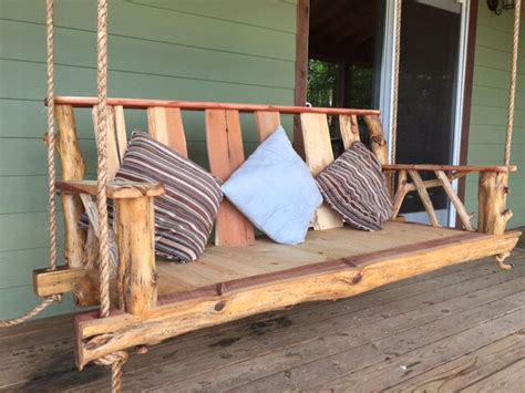 Rustic Porch Swing - Etsy | Rustic porch swing, Porch swing, Porch ...