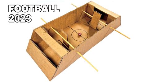 How To Make Cardboard Football Game | Cardboard Table Games - YouTube