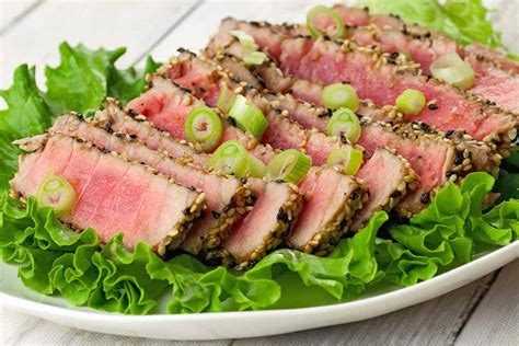 Sesame-Crusted Tuna Steaks