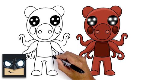 Tiger Piggy Piggy Piggy Roblox Characters Coloring Pages - kidsworksheetfun