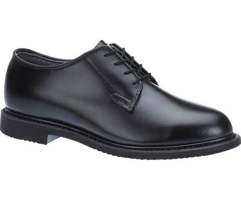 Bates - Men's Bates Lites Black Leather Oxford Shoes - Military & Gov't ...