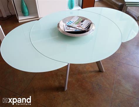 Round Extending Glass Dining Tables - Glass Designs