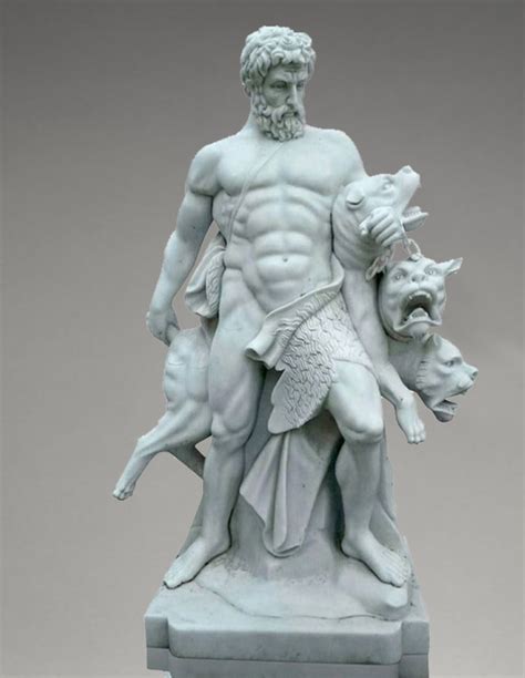 sculptures for sale- Hercules and Cerberus | AongKing Sculpture