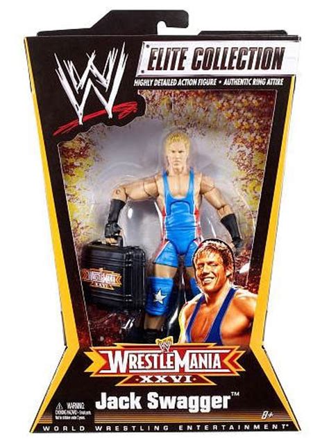 WWE Wrestling Wrestlemania 26 Elite Jack Swagger Exclusive Action ...