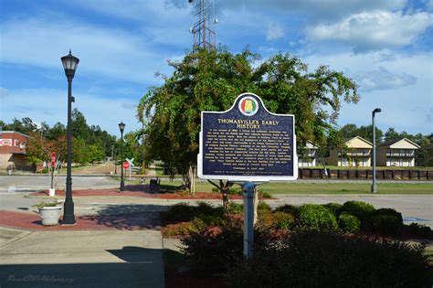 THOMASVILLE'S EARLY HISTORY Historical Marker at Thomasville, AL ...