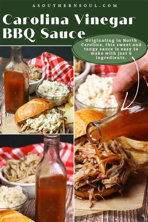 Carolina Vinegar BBQ Sauce | Vinegar bbq sauce, Homemade bbq sauce ...