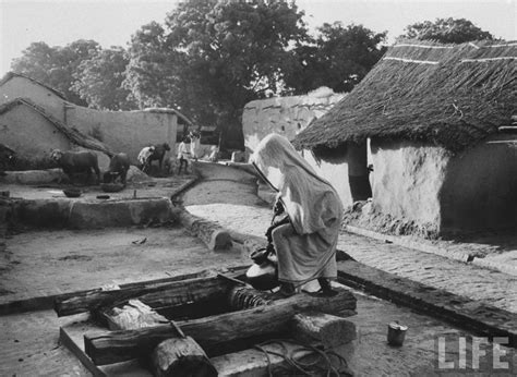 Indian Village Life - 1962 - Old Indian Photos